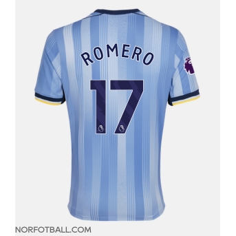 Billige Fotballdrakt Tottenham Hotspur Cristian Romero #17 Replika Bortedrakt 2024-25 Kortermet